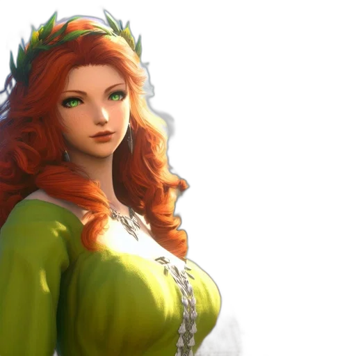 crown, dress, fantasy art, concept art transparent PNG cut-out
