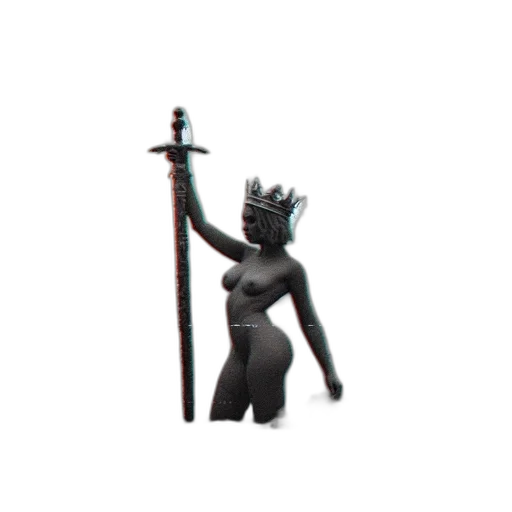 crown, staff, sword, weapon transparent PNG cut-out