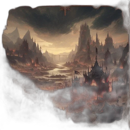 concept art, fantasy art, watercolor, photorealistic transparent PNG cut-out