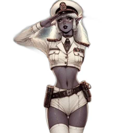 staff, hat, robot, dress transparent PNG cut-out