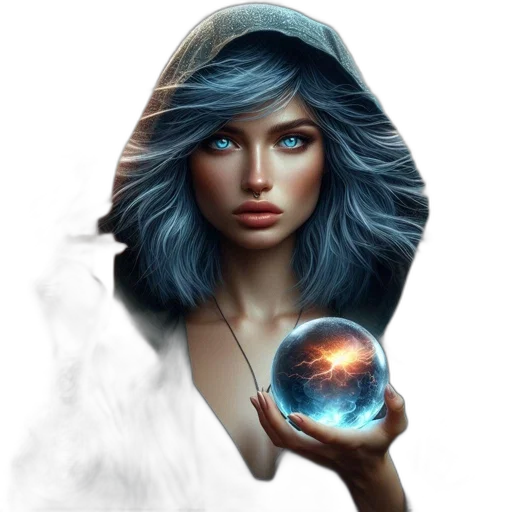face, hair, jewelry, fantasy art transparent PNG cut-out