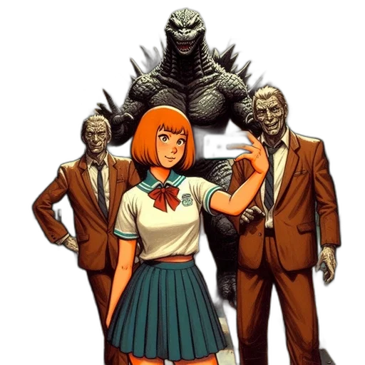 dress, robot, creature, jacket transparent PNG cut-out