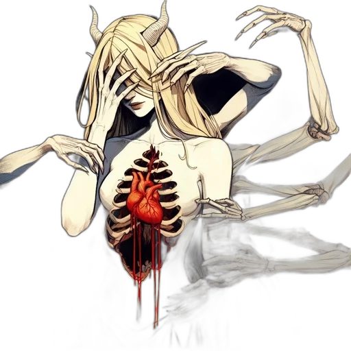 mask, creature, concept art, anime transparent PNG cut-out