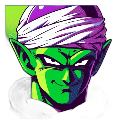 face, mask, staff, pixel art transparent PNG cut-out