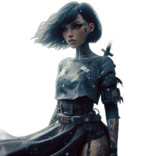 sword, robot, weapon, staff transparent PNG cut-out
