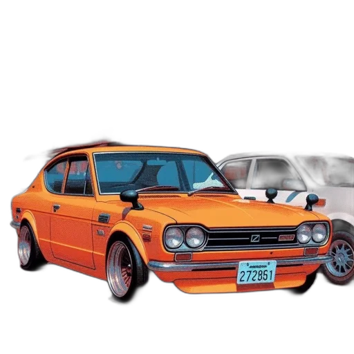 car, photorealistic, concept art, 3d render transparent PNG cut-out