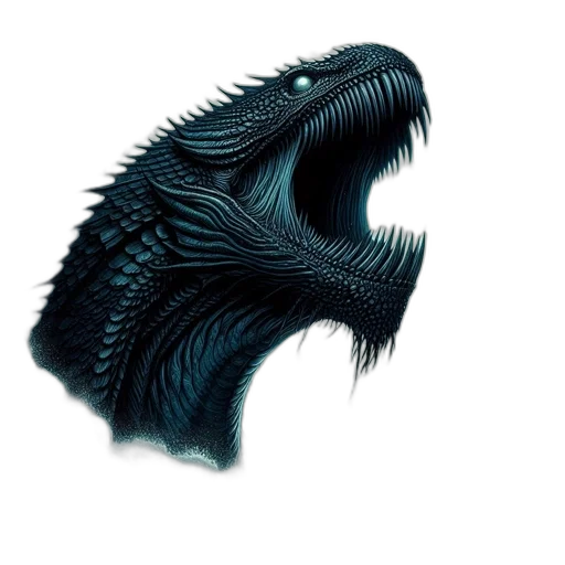 hair, mask, creature, dragon transparent PNG cut-out