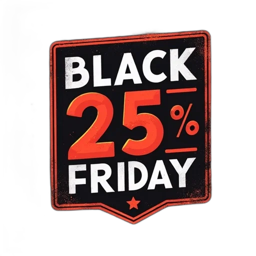 black, friday, cyber, monday transparent PNG cut-out