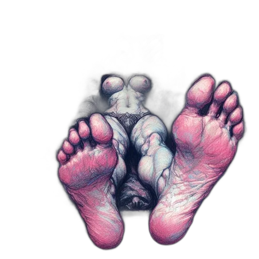 shoes, mask, creature, face transparent PNG cut-out