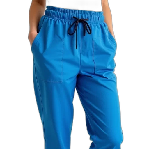 blue, pair, scrubs, pants transparent PNG cut-out