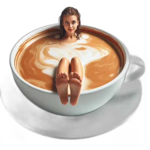 shoes, food, photorealistic, oil painting transparent PNG cut-out