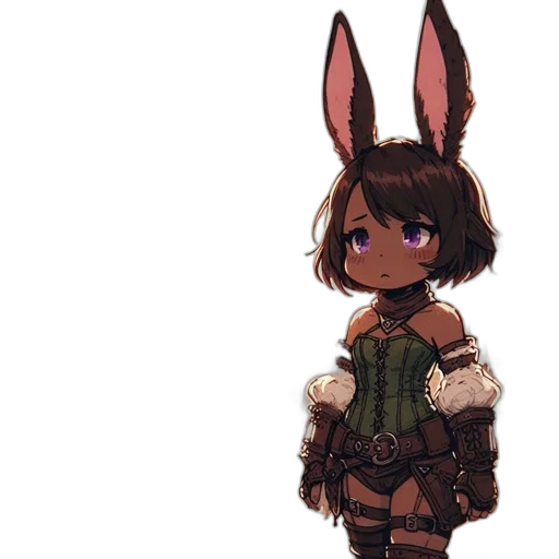 dress, staff, animal, weapon transparent PNG cut-out