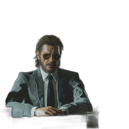 jacket, face, staff, robot transparent PNG cut-out