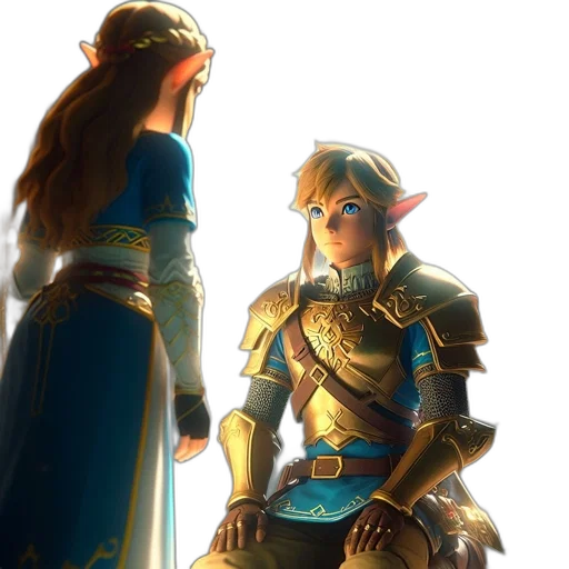 sword, crown, dress, staff transparent PNG cut-out