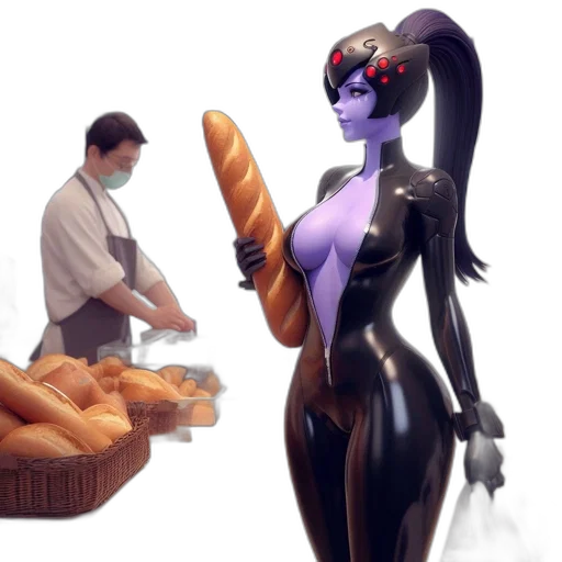food, robot, concept art, fantasy art transparent PNG cut-out