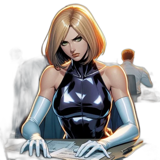 robot, comic book art, concept art, cartoon transparent PNG cut-out