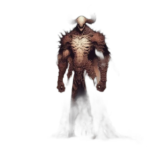 creature, robot, jacket, mask transparent PNG cut-out