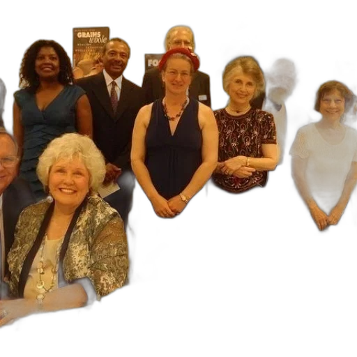 staff, group, people, pose transparent PNG cut-out