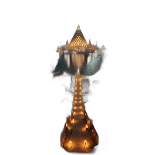 staff, crown, hat, umbrella transparent PNG cut-out