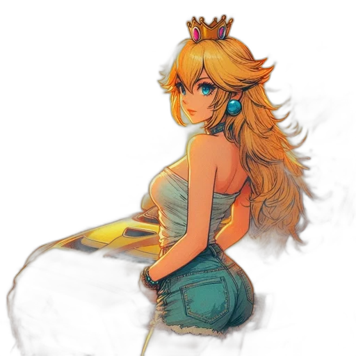 crown, dress, staff, dragon transparent PNG cut-out