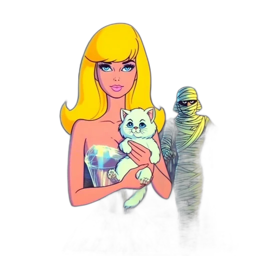 cartoon, vaporwave, pixel art, concept art transparent PNG cut-out