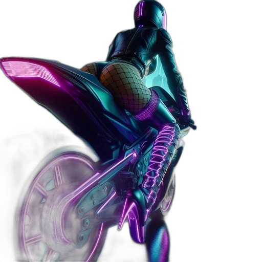 robot, weapon, concept art, cyberpunk transparent PNG cut-out
