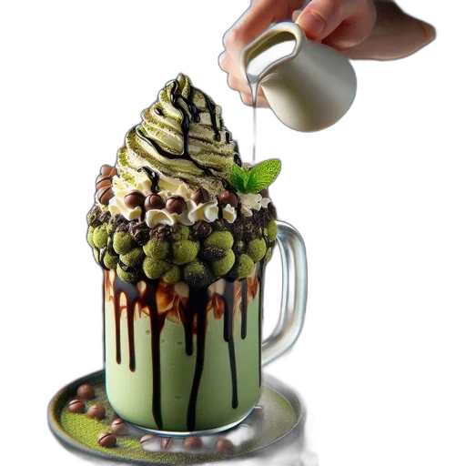 food, staff, crown, 3d render transparent PNG cut-out