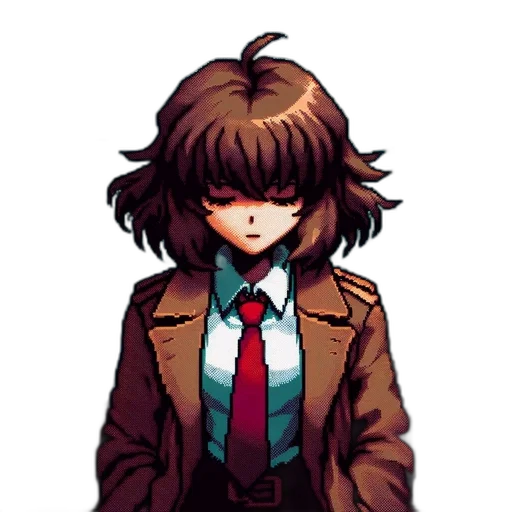 jacket, face, staff, hair transparent PNG cut-out