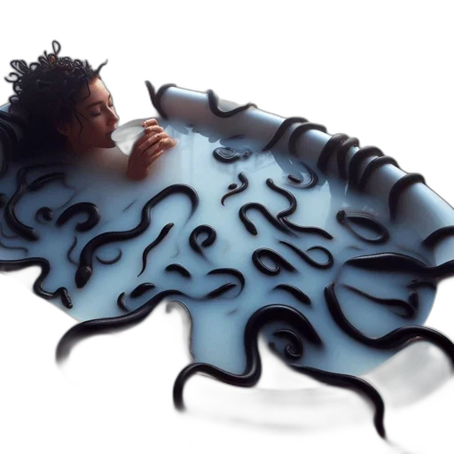 creature, hair, dress, furniture transparent PNG cut-out