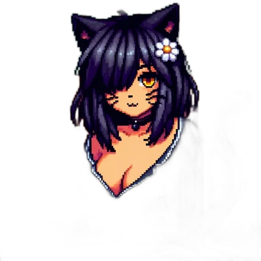 flower, staff, jewelry, face transparent PNG cut-out
