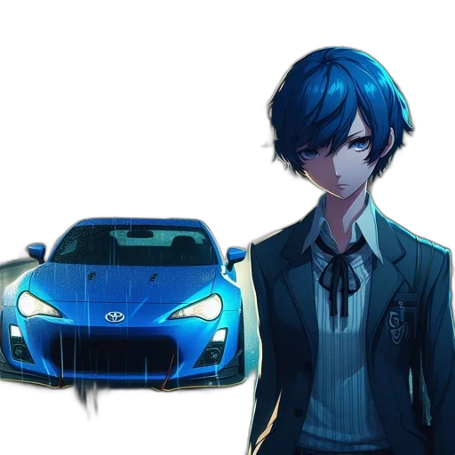 car, weapon, face, animal transparent PNG cut-out