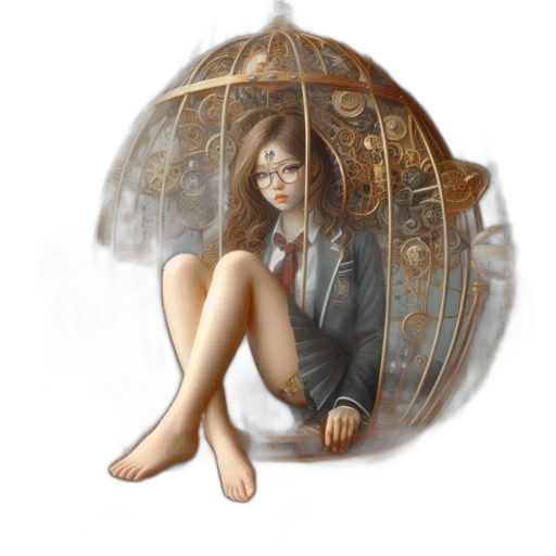 umbrella, jacket, dress, face transparent PNG cut-out