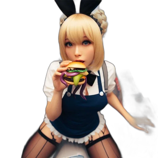 food, dress, staff, robot transparent PNG cut-out
