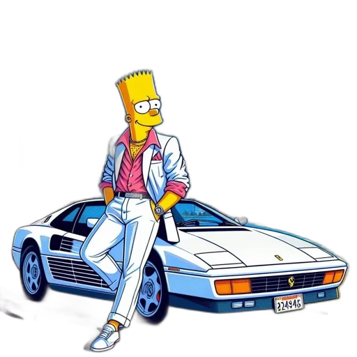 car, jacket, robot, animal transparent PNG cut-out