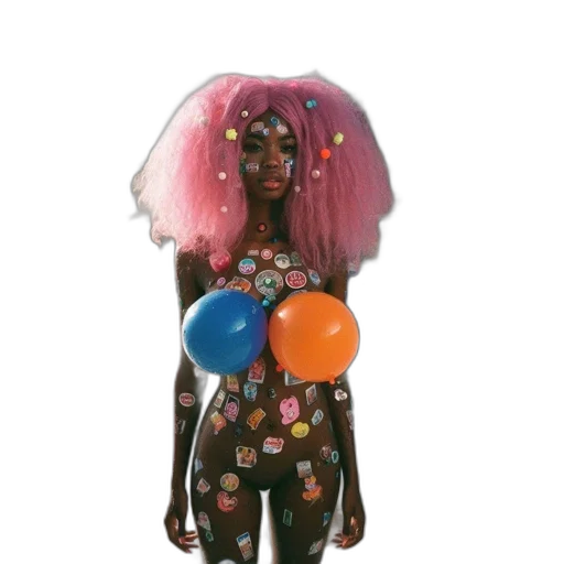 dress, umbrella, creature, crown transparent PNG cut-out