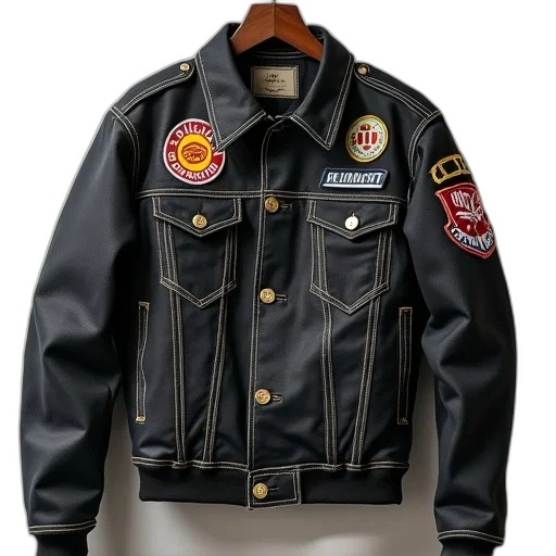 jacket, boys, has, patch transparent PNG cut-out