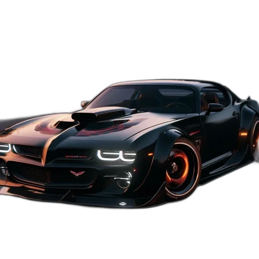 car, weapon, concept art, photorealistic transparent PNG cut-out