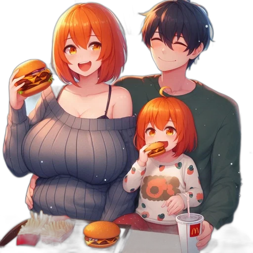 food, dress, pixel art, anime transparent PNG cut-out