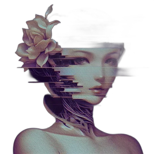 mask, crown, face, flower transparent PNG cut-out