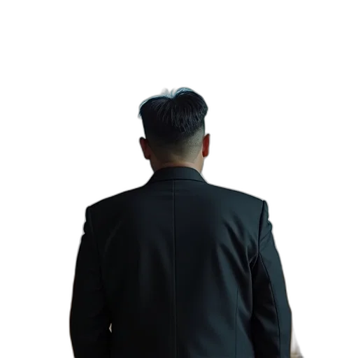 jacket, staff, hair, face transparent PNG cut-out