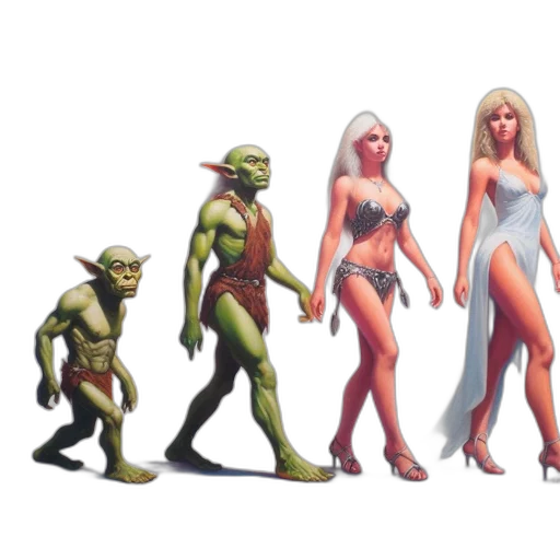 concept art, fantasy art, 3d render, pixel art transparent PNG cut-out