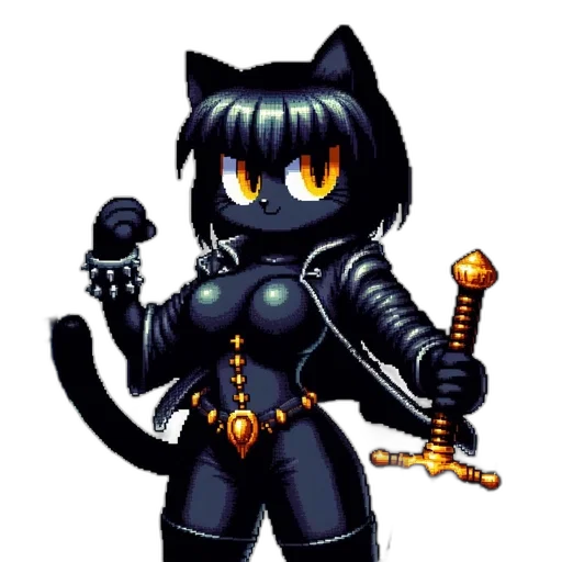 staff, weapon, robot, pixel art transparent PNG cut-out