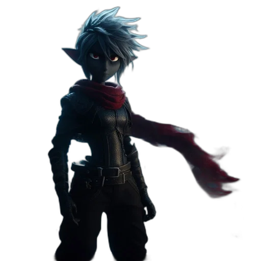 mask, staff, creature, jacket transparent PNG cut-out