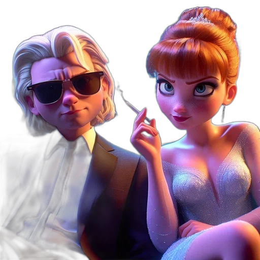 concept art, 3d render, comic book art, cartoon transparent PNG cut-out