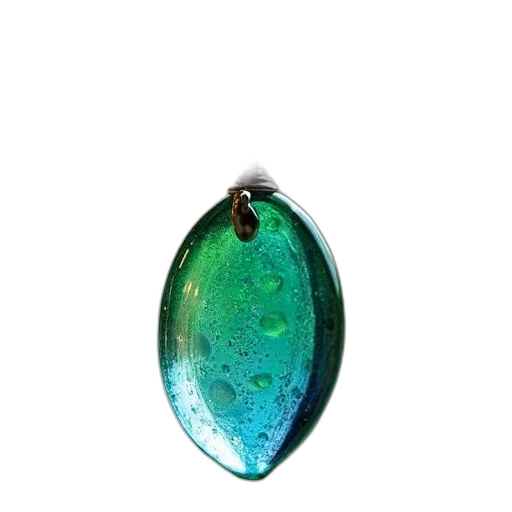jewelry, green, blue, glass transparent PNG cut-out
