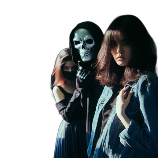 jacket, mask, photorealistic, concept art transparent PNG cut-out