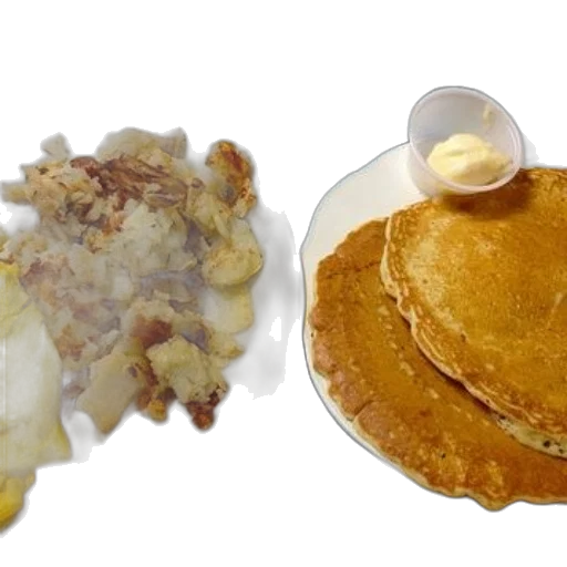food, breakfast, plate, pancakes transparent PNG cut-out