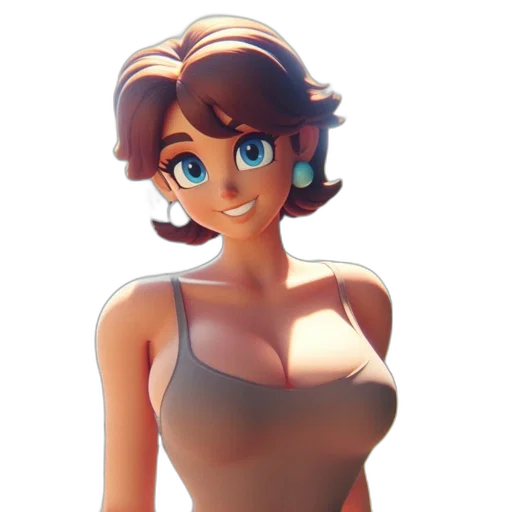 dress, face, robot, staff transparent PNG cut-out