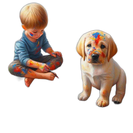 oil painting, photorealistic, watercolor, 3d render transparent PNG cut-out