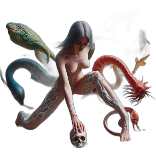 dragon, creature, fantasy art, concept art transparent PNG cut-out